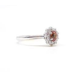 Anello Tipo Kate zaffiro Mandarino