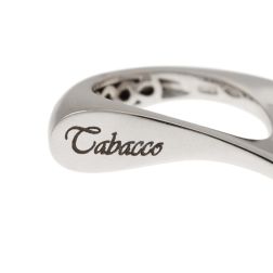 Blue Sapphire and Diamond Curl Ring