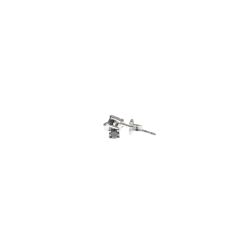 Orecchini Simple Punto Luce con Diamanti Neri