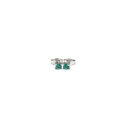 Orecchini Punto Luce Simple Smeraldi 0.25ct