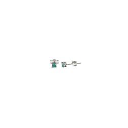Orecchini Punto Luce Simple Smeraldi 0.25ct