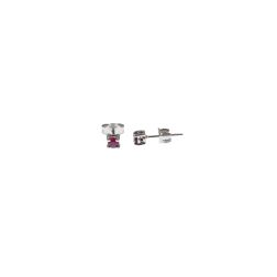 Orecchini Punto Luce Simple Rubini 0.32ct