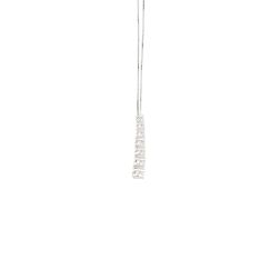 Adjustable Venetian necklace with a GIA-certified 0.24ct Tennis Scalare pendant