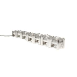 Girocollo Veneta regolabile con ciondolo Tennis Scalare certificato GIA 0.24ct