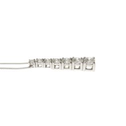 Girocollo Veneta regolabile con ciondolo Tennis Scalare certificato GIA 0.24ct