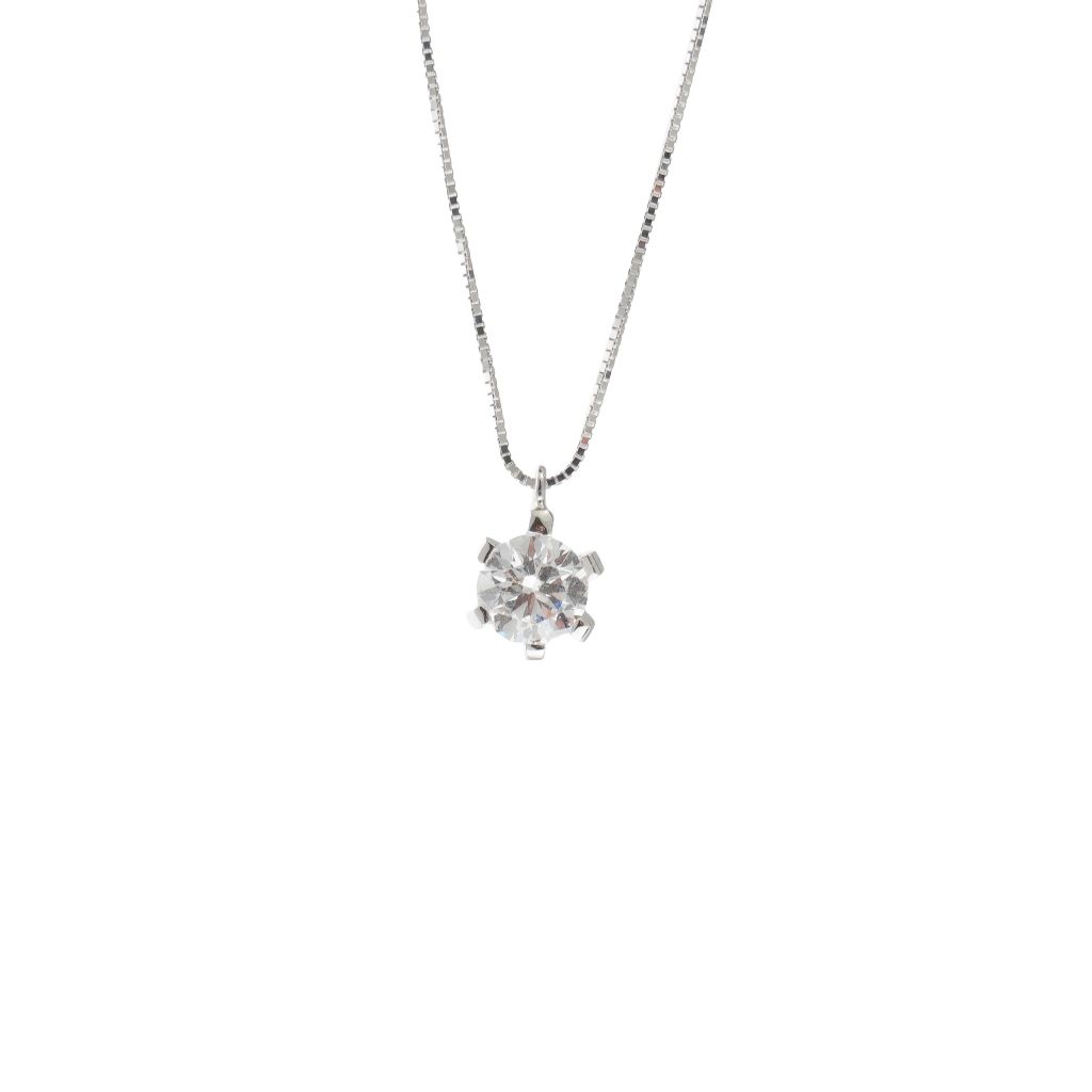 Girocollo Punto Luce Sole di Diamante