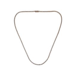 Collana Tennis Diamanti Oro Rosa