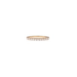 Veretta Eternity Diamanti da 2mm in Oro Rosa