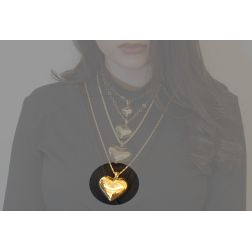 Ciondolo Cuore Bombato