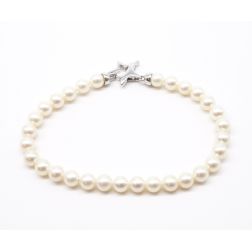 Pearl and star bracelet