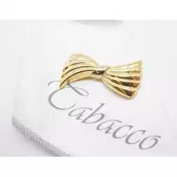 Spilla fiocco d'oro