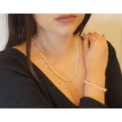 Collana charms di perle
