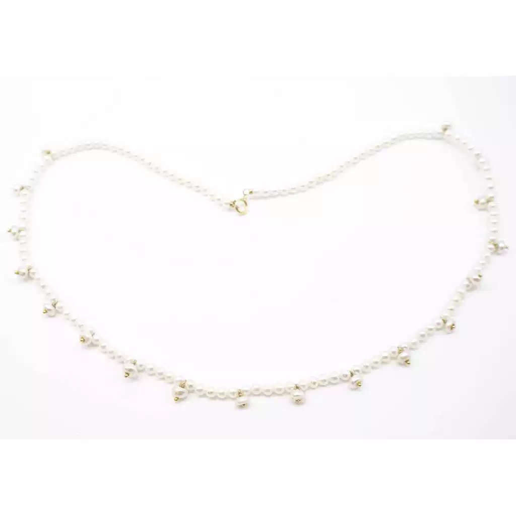 Collana charms di perle