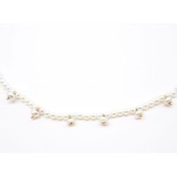 Collana charms di perle