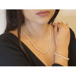 Bracciale charms di perle