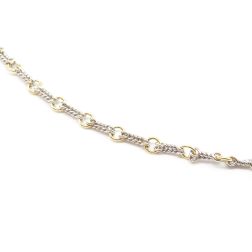 Collana doppio filo ritorto