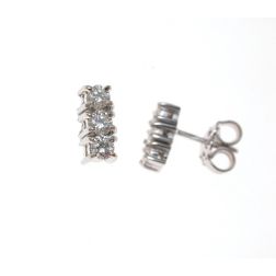 Orecchini Trilogy 3 Diamanti 0.30ct