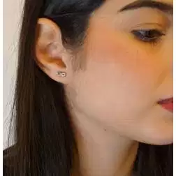 Orecchini infinity foto indossata