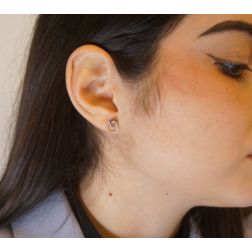 Orecchini doppio cerchio