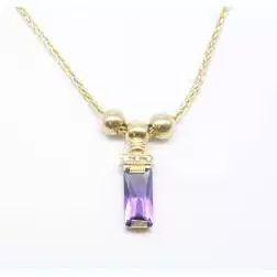 Collana Violet in Oro Giallo 18kt