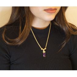 Photo of worn Violet Necklace