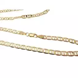 Collana Traversino 50cm x 3.40mm Oro Giallo