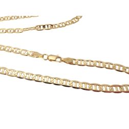 "Traversino" classic chain Necklace 50cm x 3.40mm