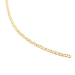 50cm "Traversino" chain Necklace width 2.5mm in 18kt yellow gold