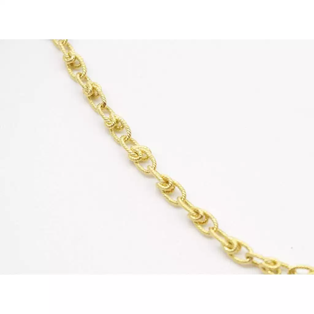 Collana a catena ritorta 50cm