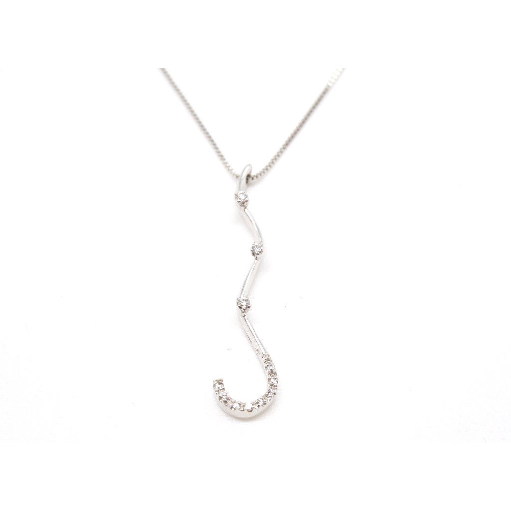 Sparkling hook necklace