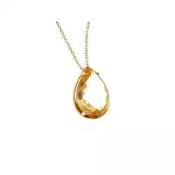 Girocollo Goccia oro rosa