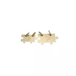 18kt yellow gold divisible puzzle pendant