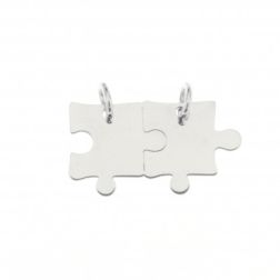 18kt white gold divisible puzzle pendant