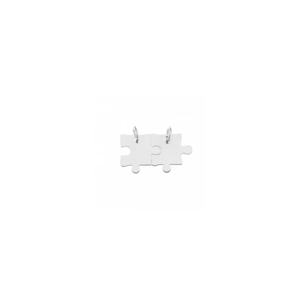 Ciondolo Puzzle Oro Bianco divisibile