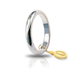 Wedding band Classic Francesina 4g White Gold UNOAERRE
