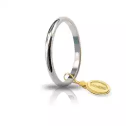 Fede Classica Francesina 1,5gr Oro Bianco UNOAERRE