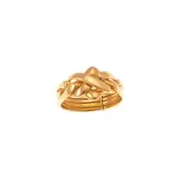 Anello Puzzle Oro Giallo Piccolo