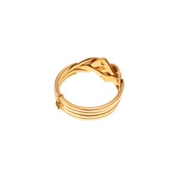 Puzzle Ring 18kt Yellow Gold Small