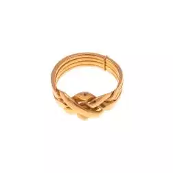 Anello Puzzle Oro Giallo Piccolo