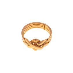 Puzzle Ring 18kt Yellow Gold Small