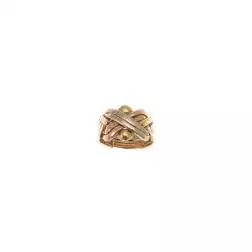 Puzzle Ring 18kt three colors Gold Big
