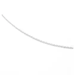 white gold chain necklace 40cm