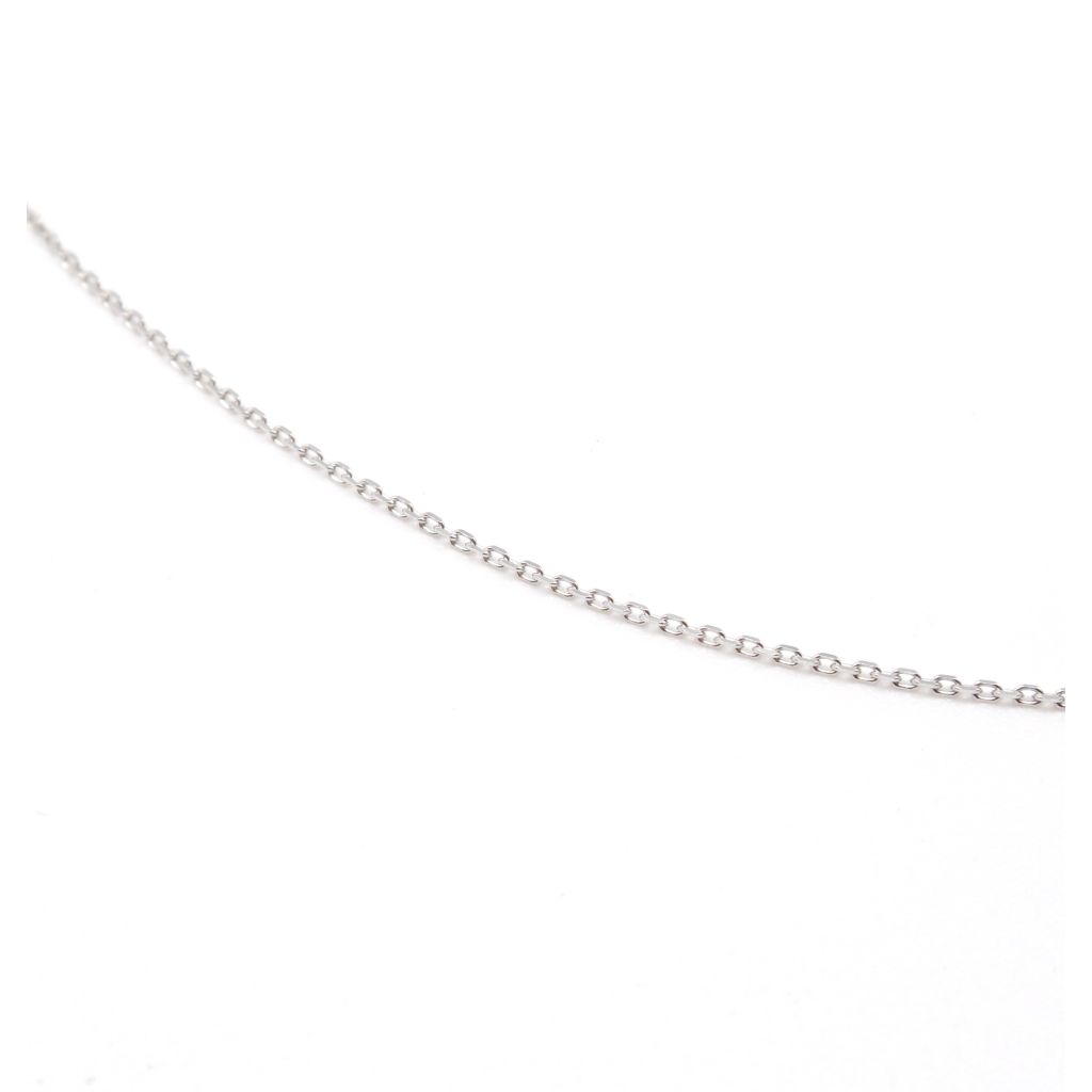 Collana Forzatina in oro bianco 40cm