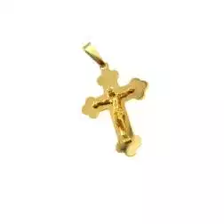 Ciondolo Croce lastra con cristo