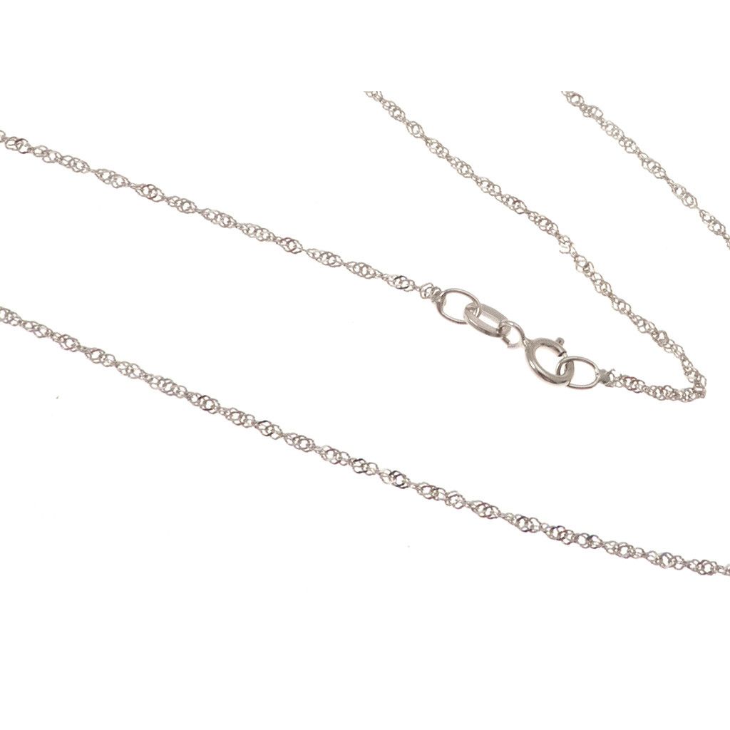 Collana Singapore Oro Bianco