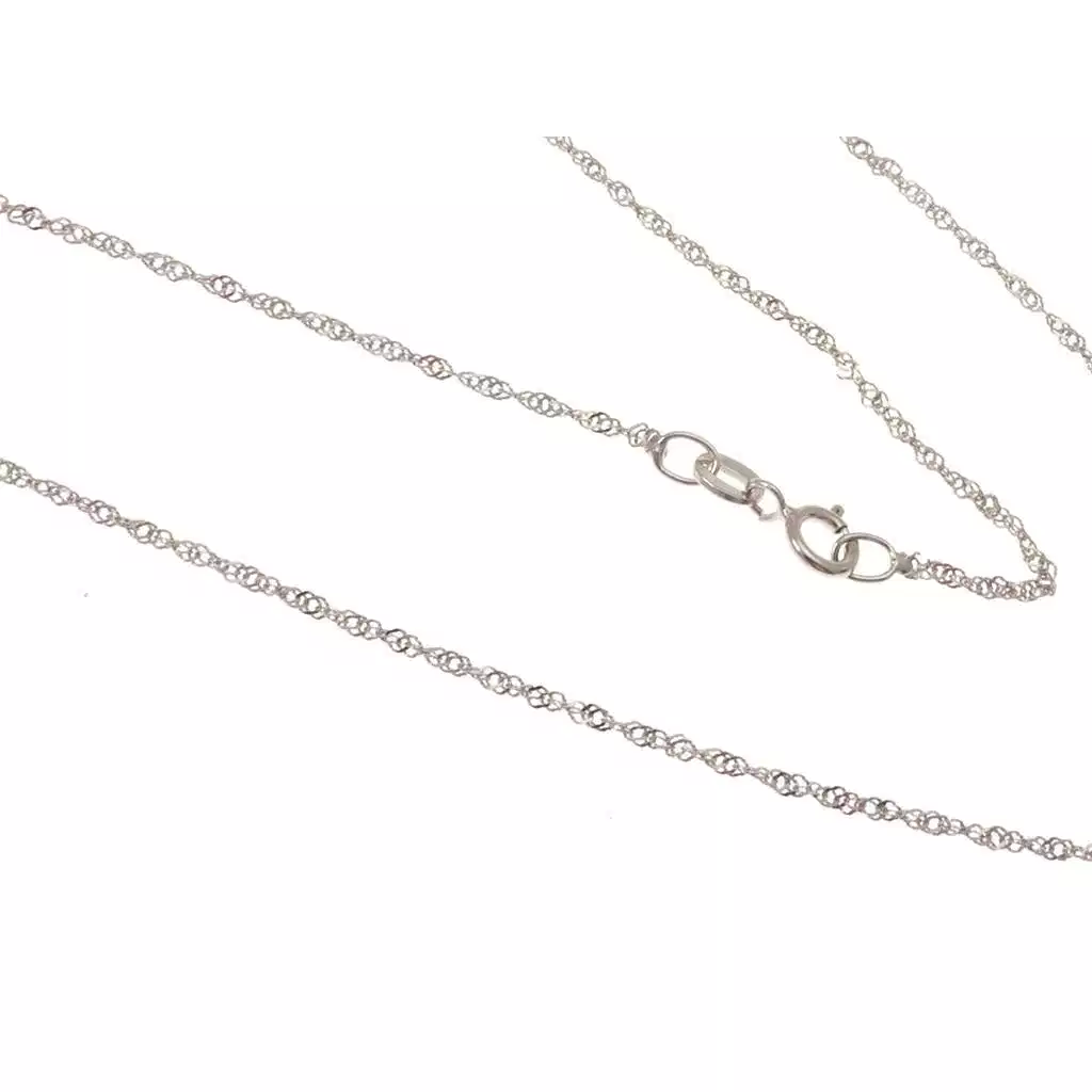 Singapore White Gold Necklace