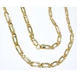 Collana pernice 50cm larghezza 3.3mm in oro giallo 18kt