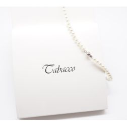 5.5mm Pearl Necklace 6mm Sphere White Gold