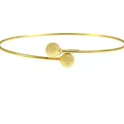 Bracciale rigido con sfere diamantate