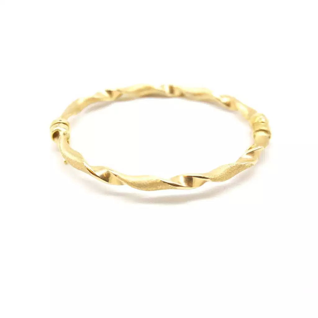Bracciale BIMBO o BIMBA rigido satinato e Lucido
